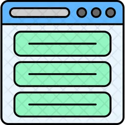 Web Menu  Icon