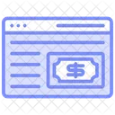 Web Money Duotone Line Icon Icon