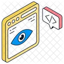Monitor Digital Web Icon