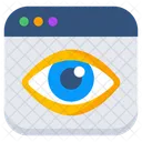 Web Monitoring Online Inspection Online Visualization Icon