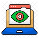 Web Monitoring Online Inspection Online Visualization Icon