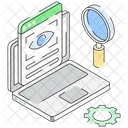 Web Monitoring Vision Surveillance Icon