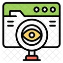 Web Monitoring Website Monitoring Web Inspection Icon