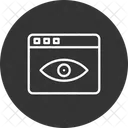 Web Monitoring Web View Eye Icon