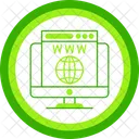 World Wide Web Diseno Web Internet Icono