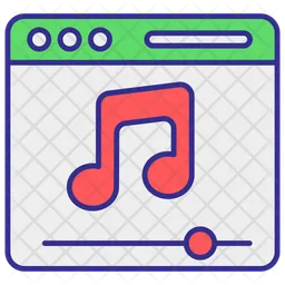 Web music  Icon