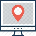 Navigation Online Location Icon