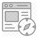 Web Navigator Gps Location Map Icon
