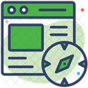 Web Navigator Gps Location Map Icon