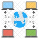 Web Hosting Verbindungen Symbol