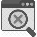 Web No Results Contour Disconnect Icon