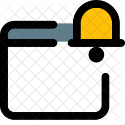 Web Notification Icon - Download in Colored Outline Style image.