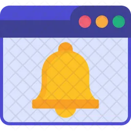 Web Notifications Bell  Icon