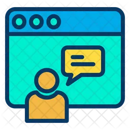 Web Online Chat  Icon