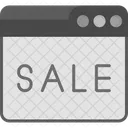 Web Online Sale Cloth Web Icon