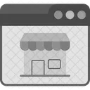 Web Online Shop Browser Online Icon