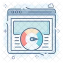 Webpage Speed Page Optimization Webpage Testing Icon