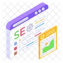 Web Optimization Seo Search Engine Optimization Icon