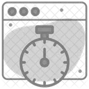 Web Optimization Stopwatch Icon