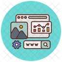 Web optimization  Icon