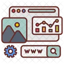 Web optimization  Icon