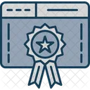 Web Page Quality Certificate Icon