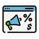 Web Page Sale Shop Icon