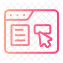 Web Page Layout Icon