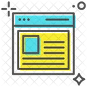 Web Page Web Template Web Structure Icon
