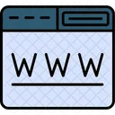 Web Page Address Browser Icon