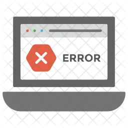 Web Page Error  Icon