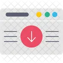 Web Page Website Page Landing Page Icon