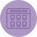 Web Page Website Interface Online Content Icon