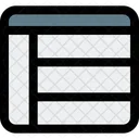 Web Page Layout  Icon