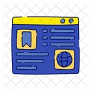 Web Page Layout  Icon