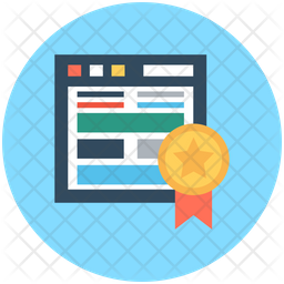 Web Page Quality Icon