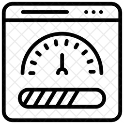 웹페이지 속도  아이콘