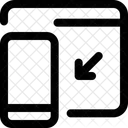 Web para celular  Ícone