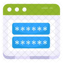Web Password  Icon