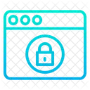 Web Lock Secure Web Web Icon