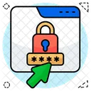 Web Passwort Web Passcode Website Passwort Symbol