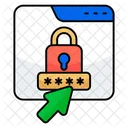 Web Passwort Web Passcode Website Passwort Symbol