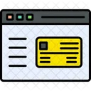 Web payment  Icon