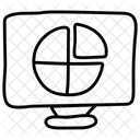 Web Pie Analyse Datenanalyse Marktforschung Symbol