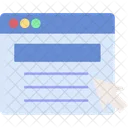 Web Portal Browser Seo Icon