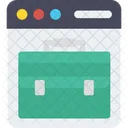 웹 포트폴리오 오피스 포트폴리오 서류 가방 아이콘