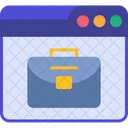 Web Portfolio Briefcase Case Icon