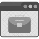 Web Portfolio Briefcase Case Icon
