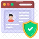 Web Account Web Profile Profile Safety Icon