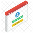 Web Profile Web Password Web Code Icon